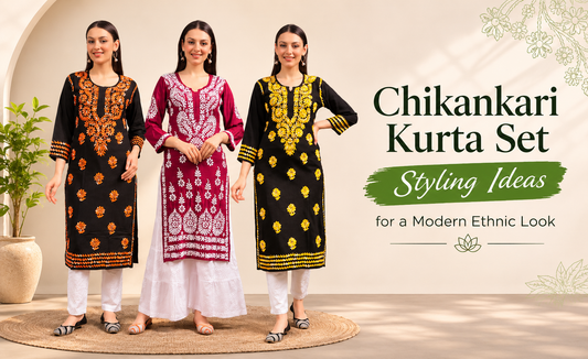Chikankari Kurta Set Styling Ideas for a Modern Ethnic Look