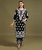NEA Chikankari Lucknowi Handcrafted Rayon Palazzo Set - Black