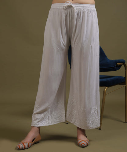 NEA Chikankari Straight Palazzo Plus Size