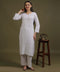 NEA Chikankari Handcrafted Rayon Palazzo Set - White